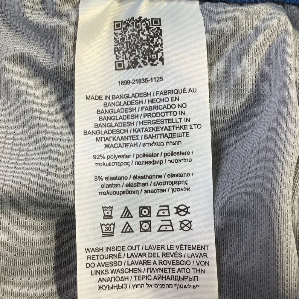 Scotch & Soda Mens Volley Swim Shorts Polaroid Print White Blue Size M NWT